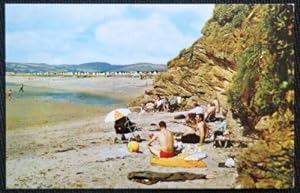 Par Sands Postcard Cornwall Vintage 1973