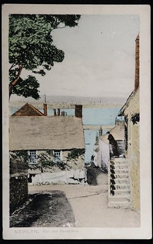 Newlyn Postcard Rue des Beaux Vintage Postcard