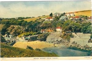 Fowey Ready Money Cove Cornwall Vintage 1953 Postcard