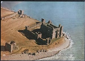 Piel Island Castle Postcard Cumbria Unusual Photo From The Air