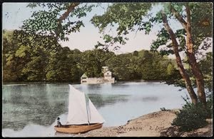 Sharpham Devon Antique Postcard River Dart Vintage 1904
