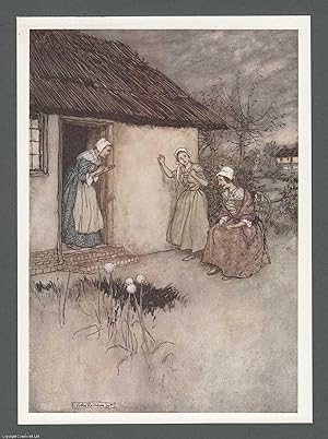 Arthur Rackham: The Good Wives of the village never failed in their evening gossipings. An origin...