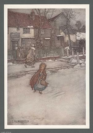 Arthur Rackham: All stood amazed. An original colour print, c.1905 from the work Rip Van Winkle.