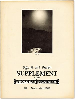 Supplement to the Whole Earth Catalog - September, 1969