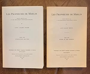 Les Prophecies De Merlin Edited From MS. 593 In The Bibliotheque Municipale Of Rennes. Two Volume...