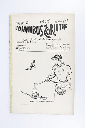 L'omnibus de Corinthe véhicule illustré des idées générales : départ tous les trois mois, N°7