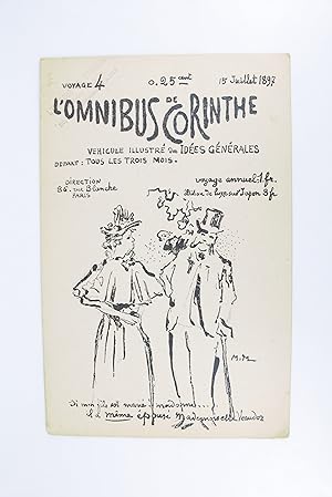 L'omnibus de Corinthe véhicule illustré des idées générales : départ tous les trois mois, N°4