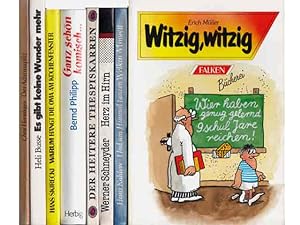 Konvolut Humorvolles, Anekdoten". 10 Titel. 1.) Werner Schneyder: Herz im Hirn, Texte, Lyrik, Ap...