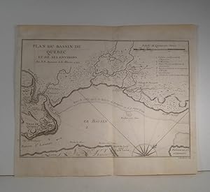 Plan du Bassin de Québec. Par N. Bellin Ing. de la Marine, tiré de : Histoire et Description géné...