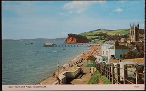 Teignmouth Postcard Devon Ness Seafront Vintage Publisher Dennis Scarborough