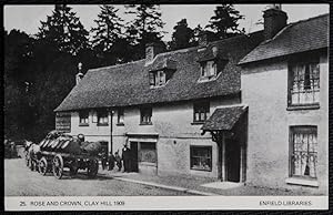 Clay Hill Essex Rose & Crown Pub Real Photo