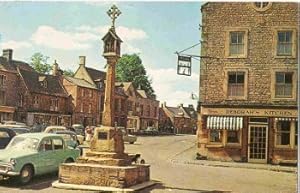Stow On The Wold Postcard Vintage 1961 Deborah's Kitchen Market Cross
