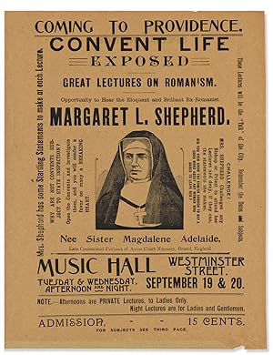 Coming to Providence: Convent Life Exposed, Great Lectures on Romanism