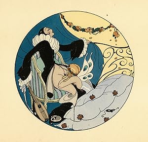 Estampe originale pour Les Délassements d'Eros. 1917-1921