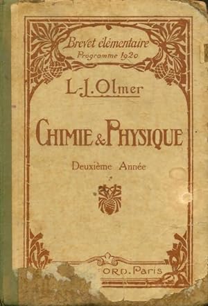 Chimie et physique deuxi me ann e brevet  l mentaire - L.J Olmer