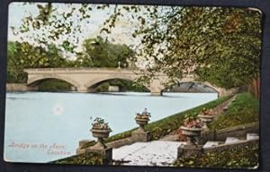Evesham Postcard Avon Bridge Vintage 1910