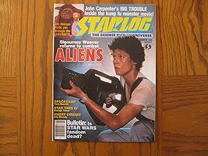 Starlog Magazine #109 August 1986 - Sigourney Weaver and Aliens cover