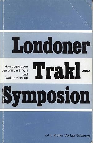 Londoner Trakl-Symposion (Trakl-Studien)