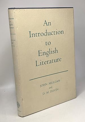 An introduction to english literature