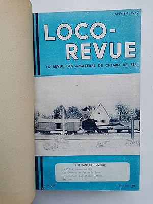 LOCO-REVUE la revue des amateurs de Chemin de Fer - 1952-1953