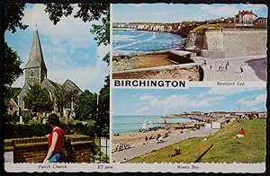 Birchington Postcard Kent Beresford Gap Minnis Bay Vintage 1966