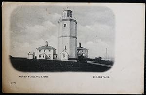 Broadstairs Lighthouse Kent Foreland Light Vintage Vignette Postcard