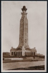 Southsea Postcard Hants Naval War Memorial Real Photo 1926