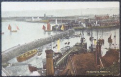 Folkestone Harbour Postcard The Harbour