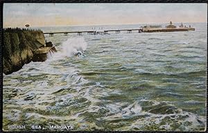 Margate Postcard Vintage Rough Seas