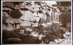 Ramsgate Postcard Vintage 1932 Madeira Walk Waterfall Real Photo
