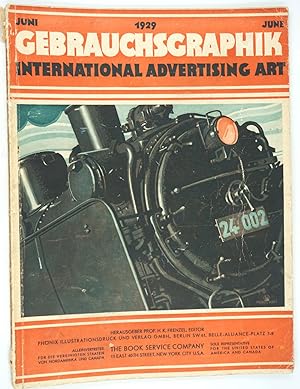 Gebrauchsgraphik. International Advertising Art. Single issue June 1929