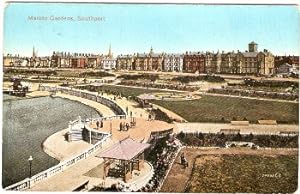Southport Marine Gardens Vintage 1919 Postcard
