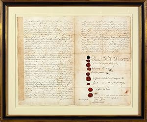 Manuscript letter of attorney transferring agency of the Frankfurt Land Company from Francis Dani...