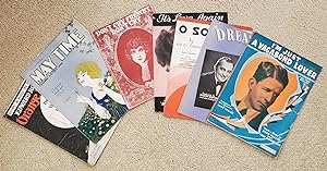 VINTAGE SHEET MUSIC - about 50 items