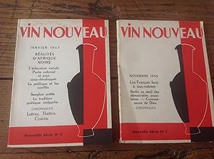 VIN NOUVEAU . Ensemble de 5 Revues Catholiques des années 1957 -58