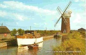 Windmill Postcard Horsey Staithe Norfolk Broads