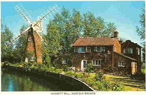 Windmill Postcard Hunsett Mill Norfolk