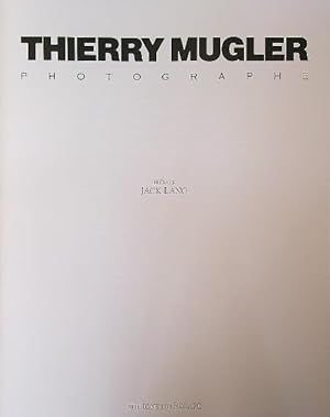 Thierry mugler photographe