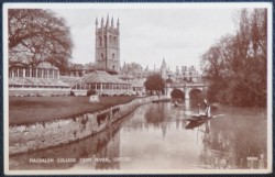 Oxford Postcard Magdalen College Real Photo Vintage Quality Publisher