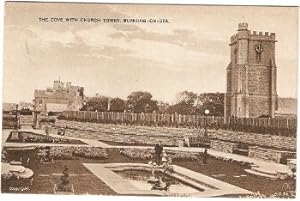 Burnham On Sea Postcard Vintage 1930's Cove Church Tower