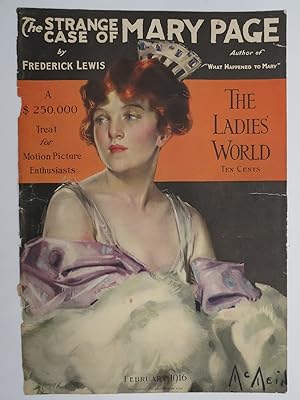 THE LADIES' WORLD COVER, FEBRUARY 1916, NEYSA MCMEIN COVER