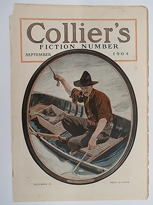 COLLIER'S MAGAZINE COVER, SEPTEMBER 10, 1904, THE FISHERMAN FRANK LEYENDECKER