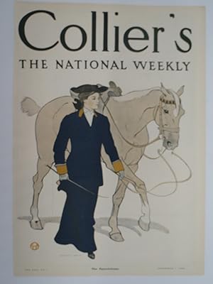 COLLIER'S MAGAZINE COVER, NOVEMBER 7, 1908, EQUESTRIENNE EDWARD PENFIELD COVER