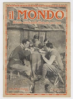 MONDO (IL). Rivista settimanale illustrata per tutti. Anno II. N. 16. 16 aprile 1916.