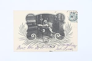 Carte postale autographe signée adressée à Emile Straus