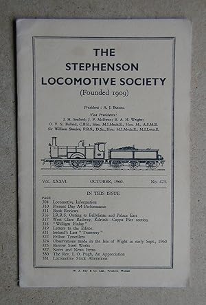 The Journal of the Stephenson Locomotive Society: October 1960.