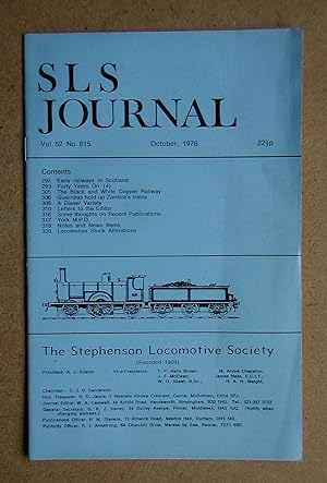 The Journal of the Stephenson Locomotive Society: October 1976.
