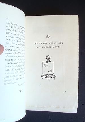 Le Livre d'amitié, dédié à Jehan de Paris par l'escuyer Pierre Sala, Lyonnois, publié pour la pre...