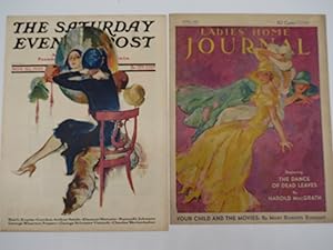 2 JOHN LAGATTA SATURDAY EVENING POST & LADIES HOME JOURNAL MAGAZINE COVERS FROM 1929, 1931