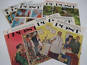 11 DICK SARGENT SATURDAY EVENING POST MAGAZINE COVERS FROM 1962